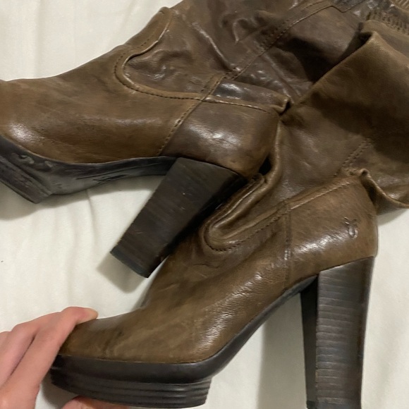 Frye Mimi Scrunch Leather Boot - Picture 6 of 6